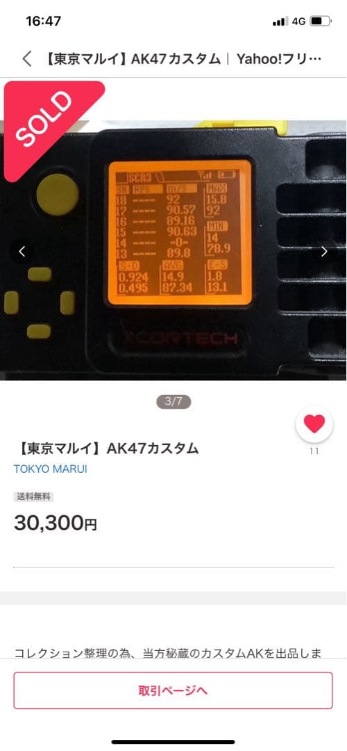 東京マルイ電動ガンAK47外装内部カスタムドットサイト付き PMC装備