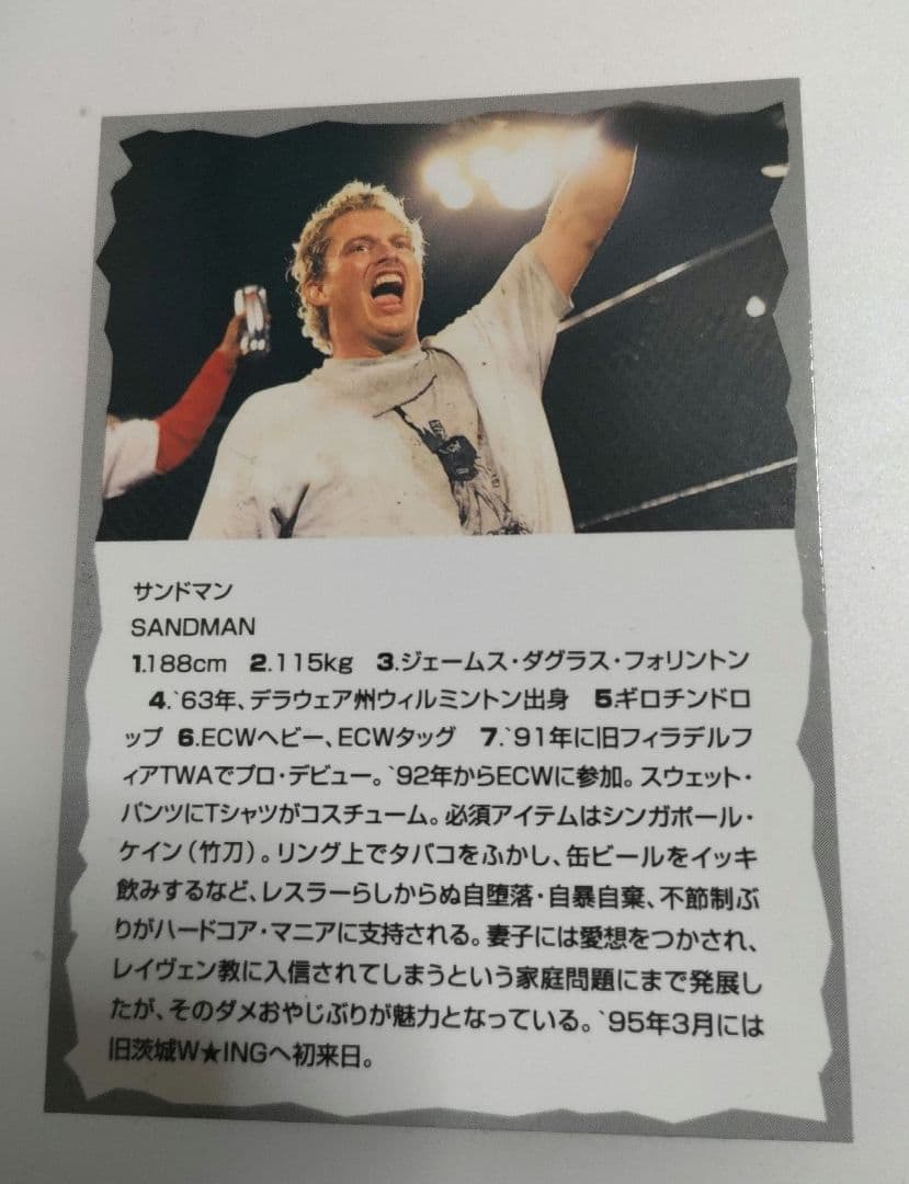 ECWプロレスカード サンドマン