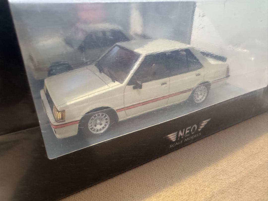 NEO スケールモデル ホワイト　三菱ランサーターボ1/43