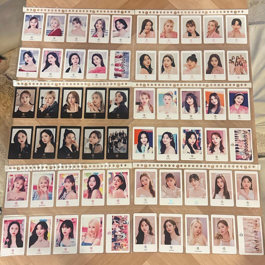 twice フォトカード　セット　完品　コンプリート　希少　コレクション　未使用