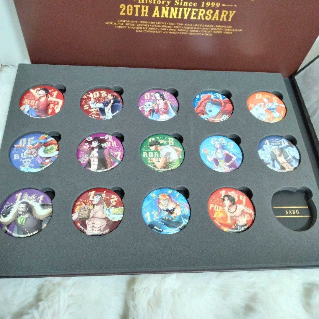 [訳アリ❗] とるパカ！　ワンピース　20周年記念　缶バッジコンプリートセット