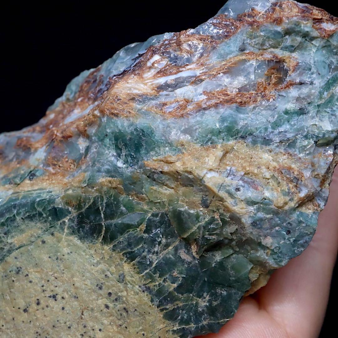 自主採掘！プラズマオパール 392g OP110 原石 天然石鉱物パワーストーン