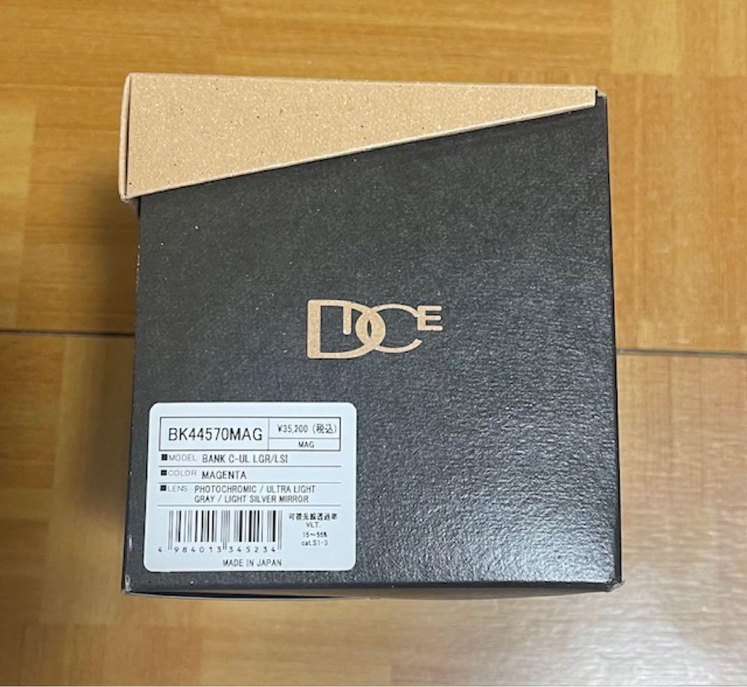 DICE新品BANKゴーグル 調光ウルトラマゼンタ人気モデル 29%OFFダイス