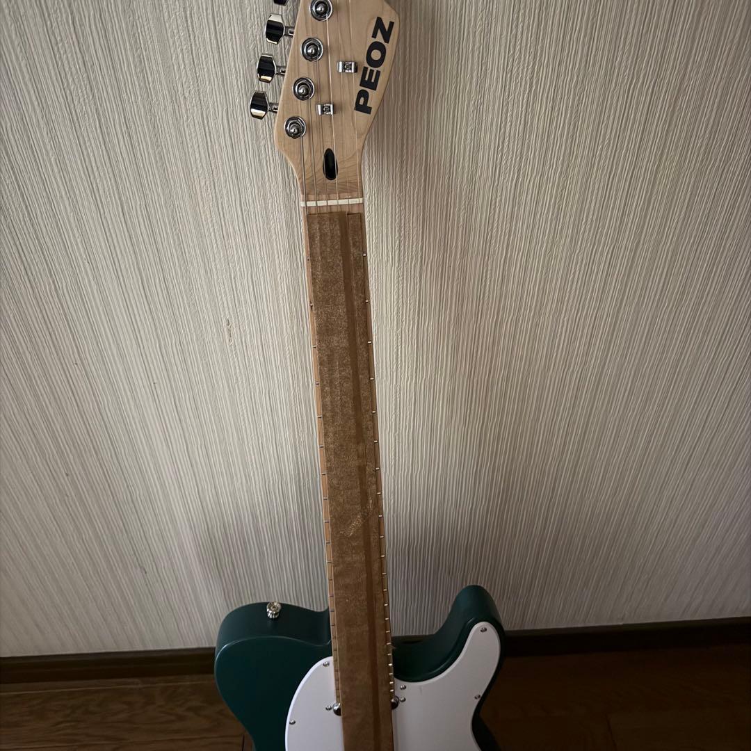 PEOZ スマートエレキギター 緑 メイプルネック【新品未使用】