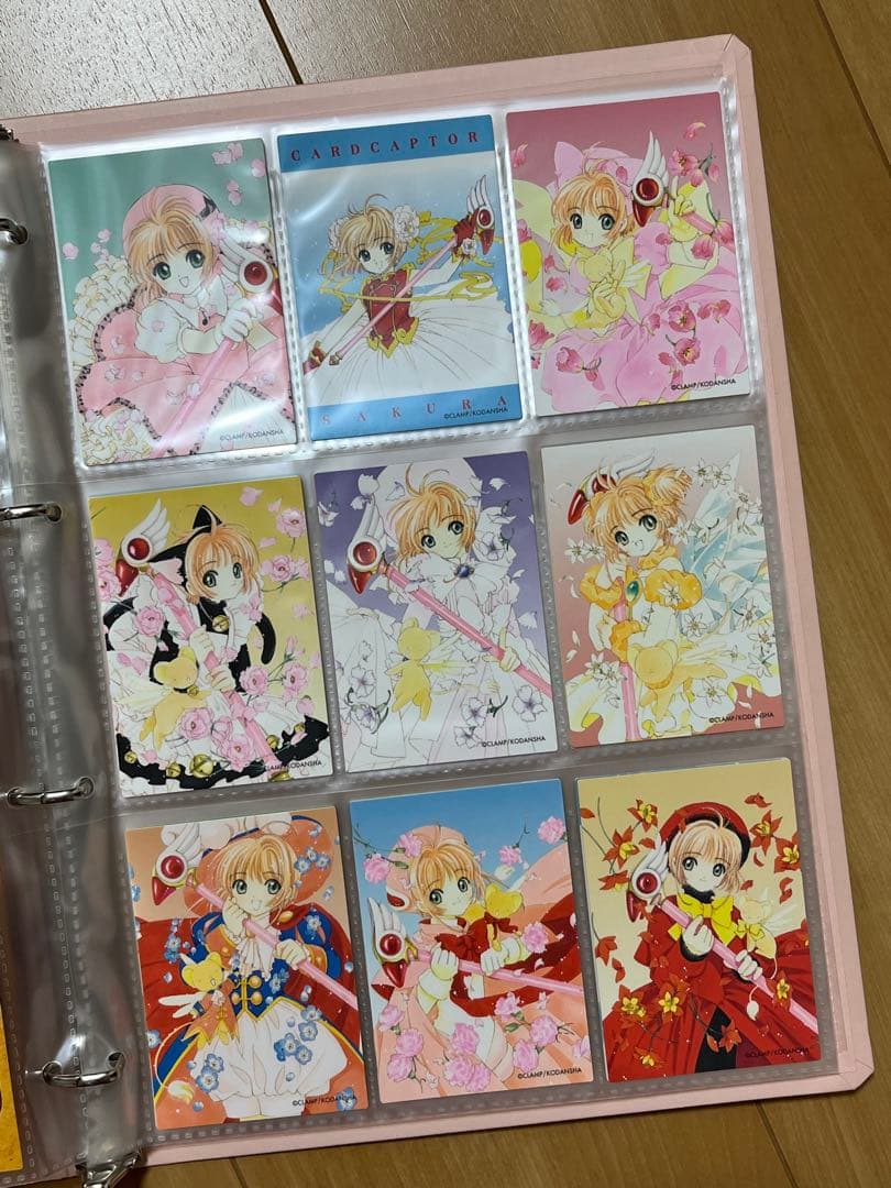 d*9様 カードキャプターさくら　トレカと公式バインダーのセット【クロウカード編
