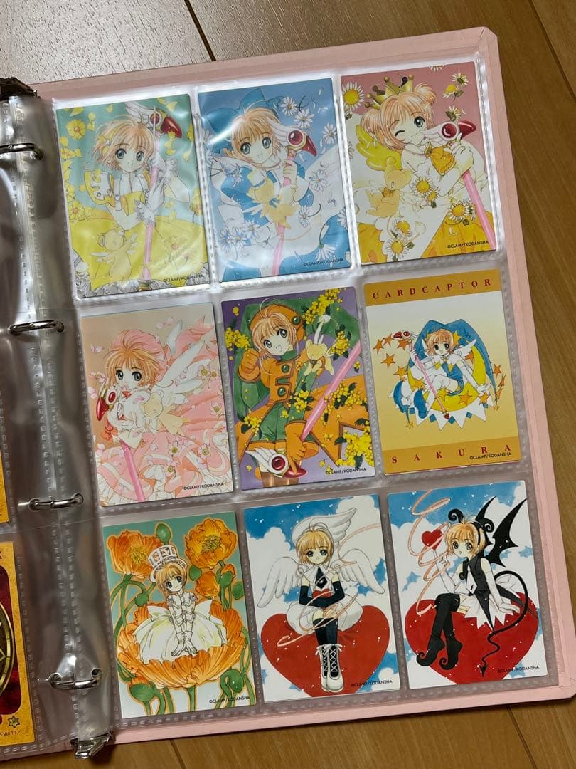 d*9様 カードキャプターさくら　トレカと公式バインダーのセット【クロウカード編