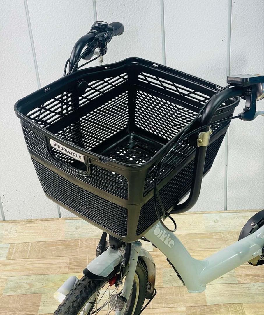 2851ブリヂストン8.9アンペア3人乗り対応子供乗せ　電動アシスト自転車