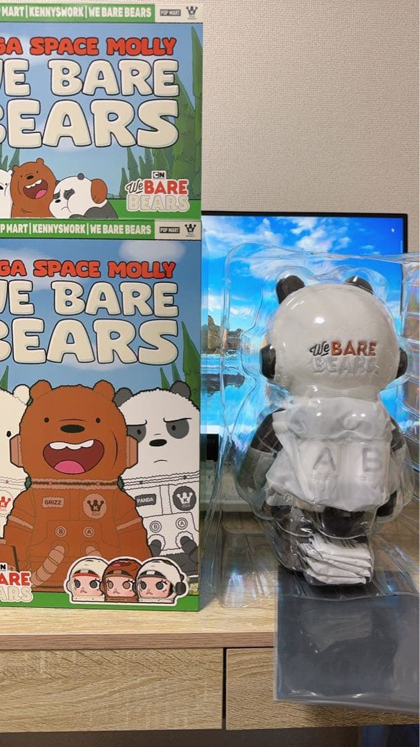 We Bare Bears Mega Space Molly 400% パンダ