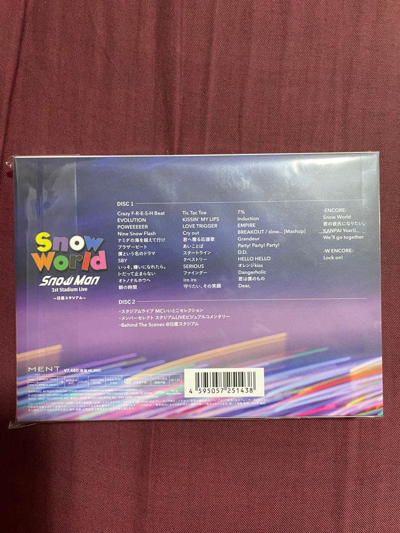 新品✨Man【 World 1st日産スタジアム】Blu-ray