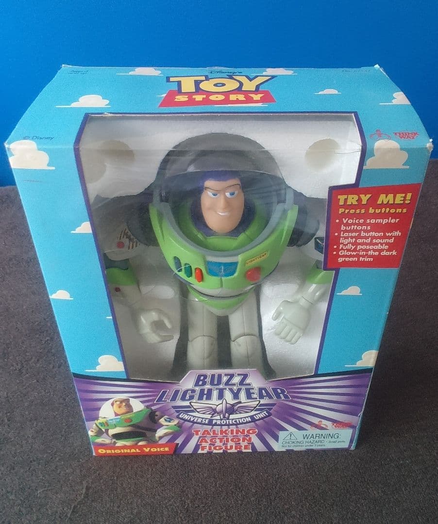 90年代バズ・ライトイヤー フィギュア 26cm未開封新品保管 レア