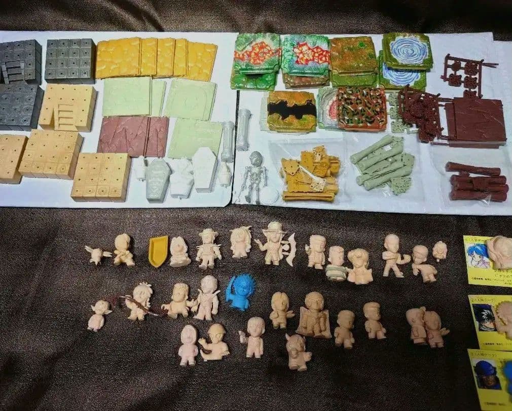 幽遊白書 武術会ジオラマ3段コンプ 人形ダブり無し50体超 大量 チョコスナック