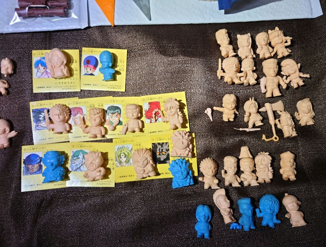 幽遊白書 武術会ジオラマ3段コンプ 人形ダブり無し50体超 大量 チョコスナック