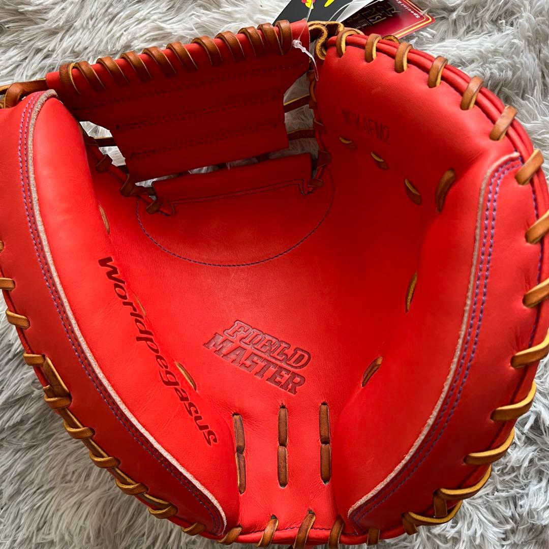 【新品未使用】【タグ付】【未型付】ワールドペガサス　硬式キャッチャーミット