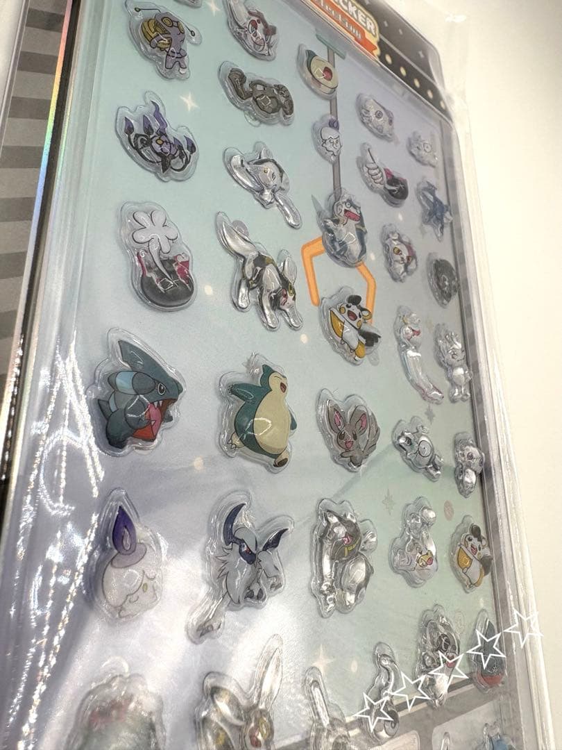 韓国限定　ポケモン バブルステッカー 8枚セット　メタモンシークレットマンション