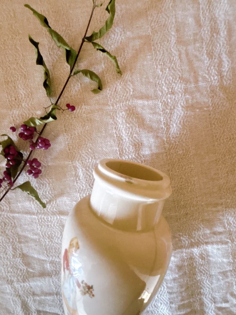 フランスアンティーク　K&G Lunéville マスタードポット①