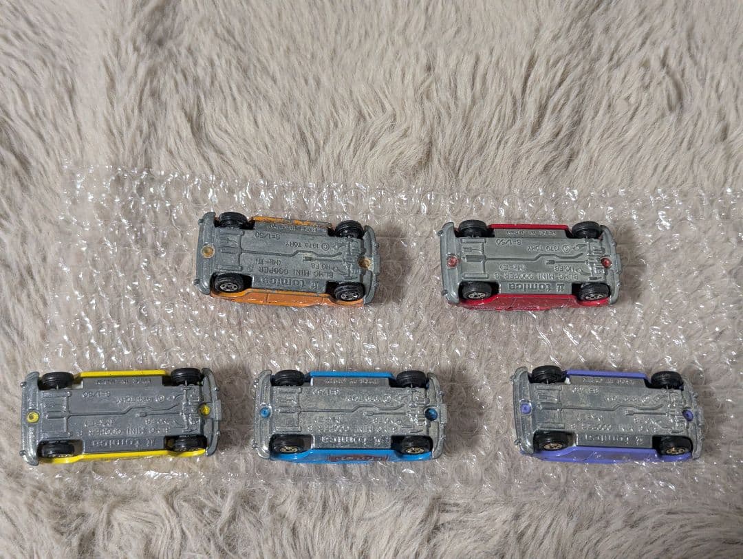 F8 青箱 トミカ 日本製 ミニクーパーS 5台まとめ売り 特注 Lipton