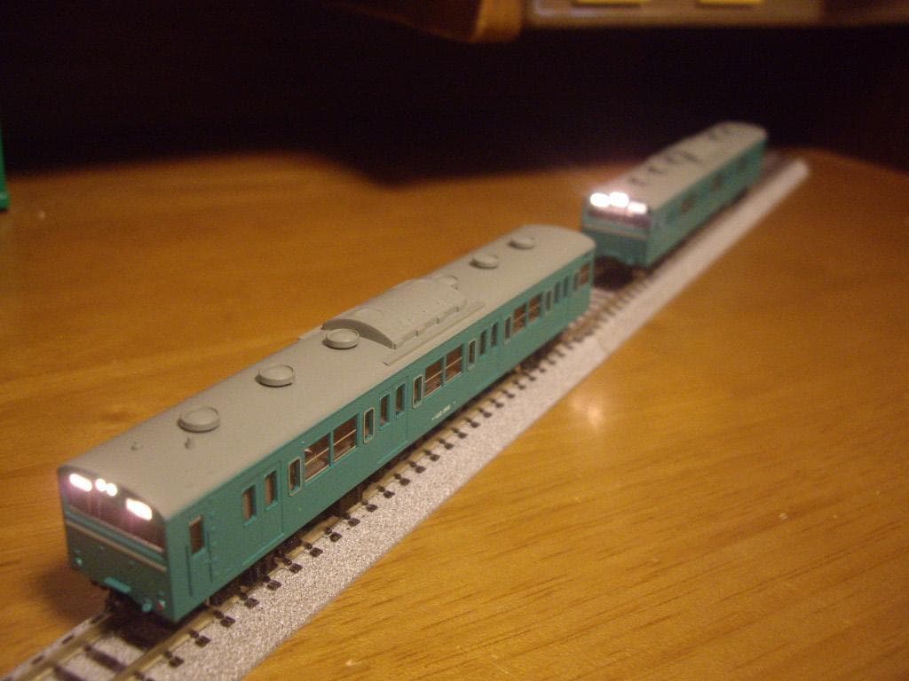 kato 103系 常磐線色 5両セット 動力車動作・ライト点灯確認済み