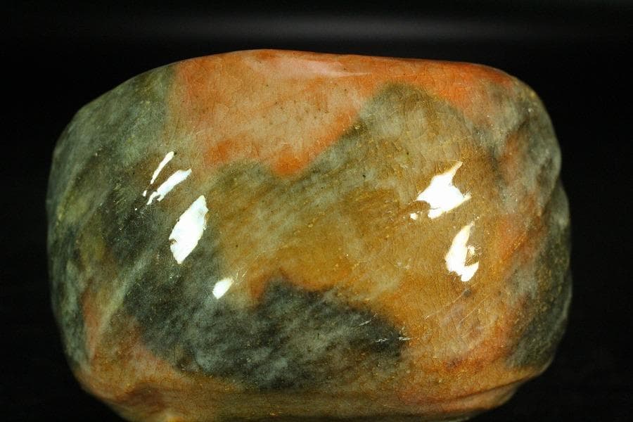 茶道具 小川長楽作 赤楽茶碗 書付(K-XA949)