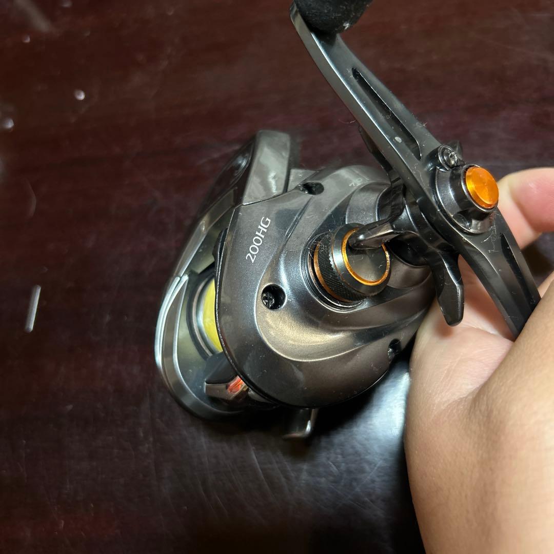 カウンター付きベイトリール　シマノ バルケッタ 200HG 海上釣堀　船