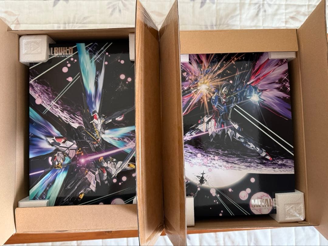 メタルビルド　ストライクフリーダム初版　デスティニーフルパッケージ　光の翼セット