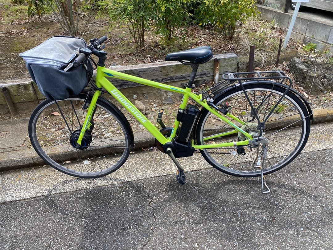 TB1Eブリヂストン電動アシスト自転車 前カゴ&荷台付　26インチ