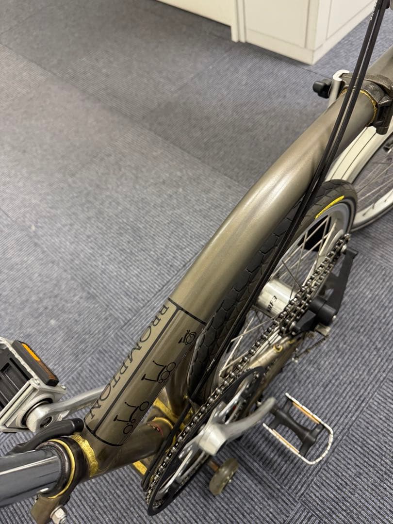 BROMPTON M3L RAW 中古美品 2009モデル 折りたたみ 自転車