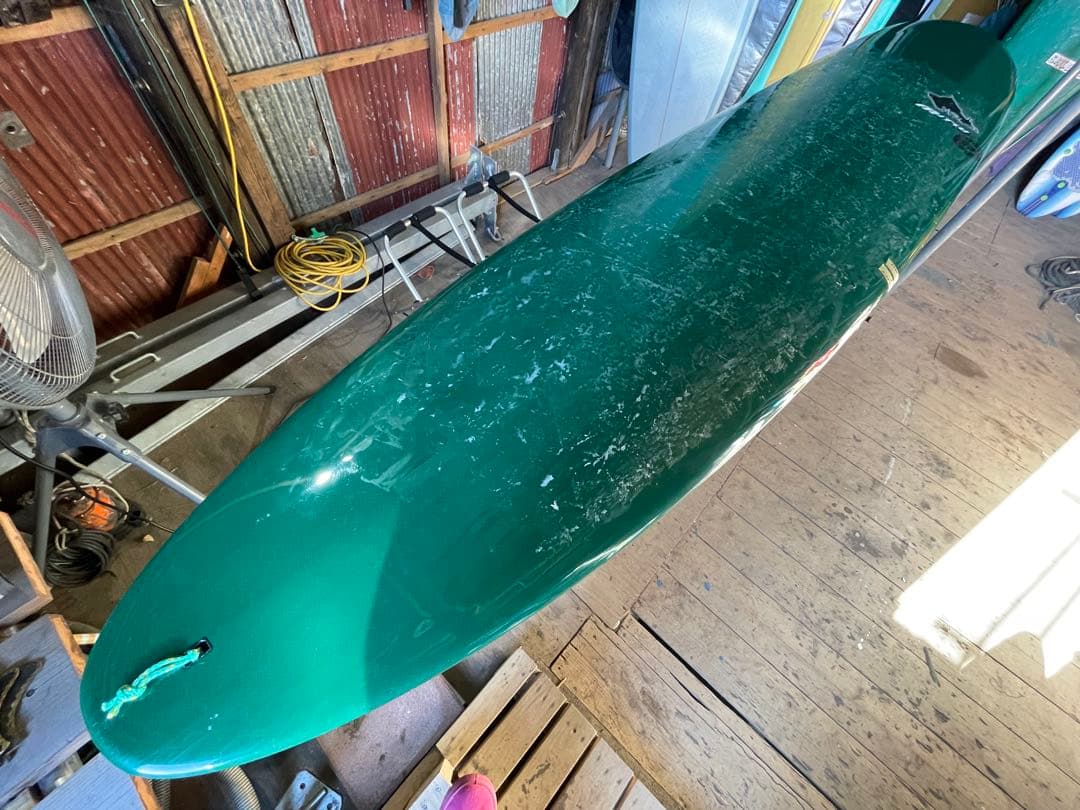 緑色　ロングボード