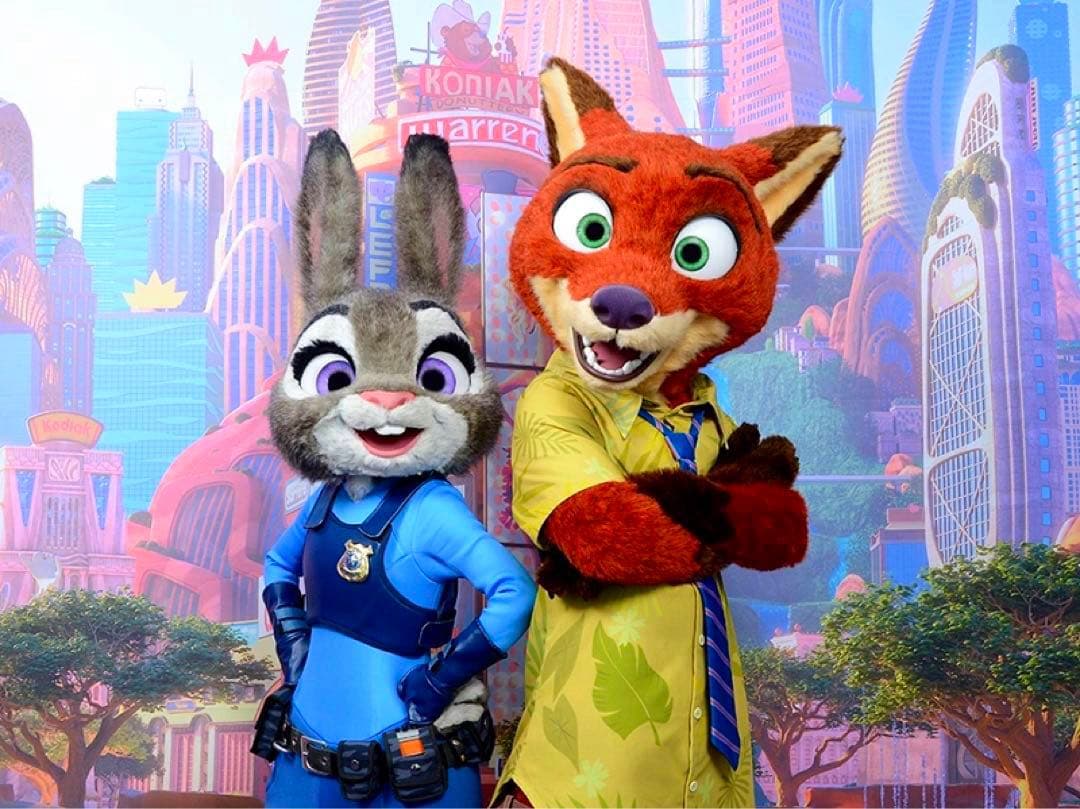 ズートピア Fluffy Puffy ニック ＆ ジュディ ポリスコスチューム