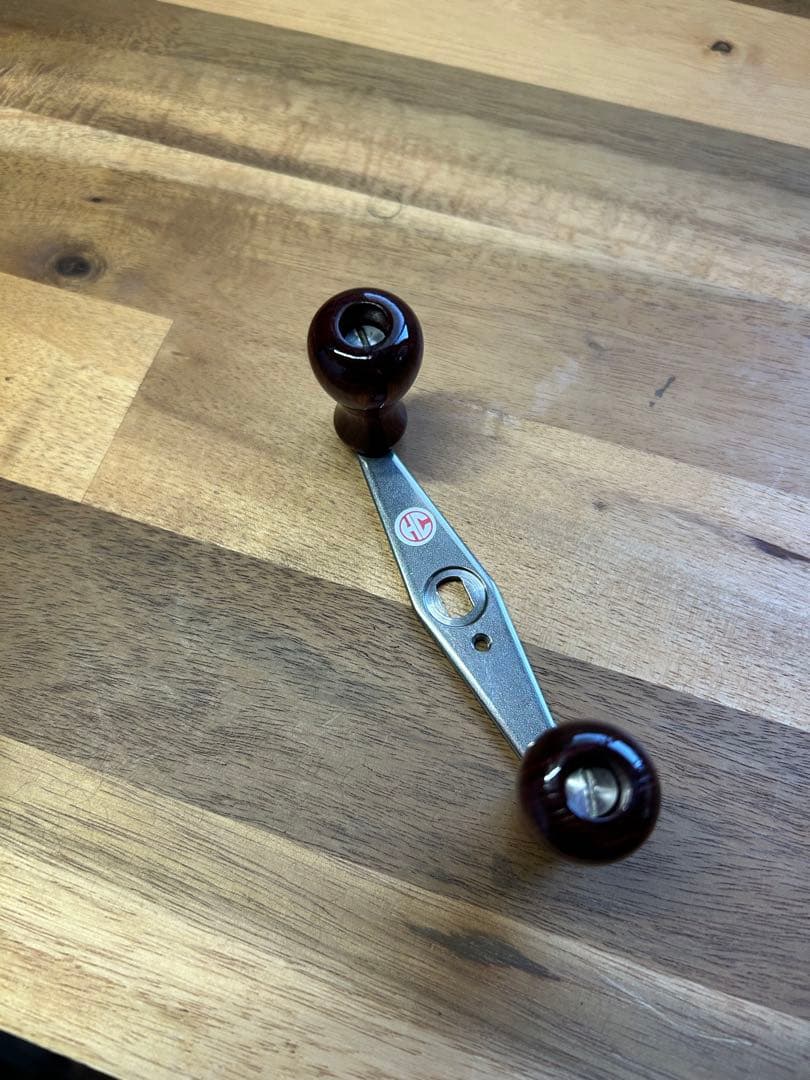 ハネダクラフト　ハンドル　ウッド　チタン　海　雷魚　怪魚　ナマズ　アンバサダー