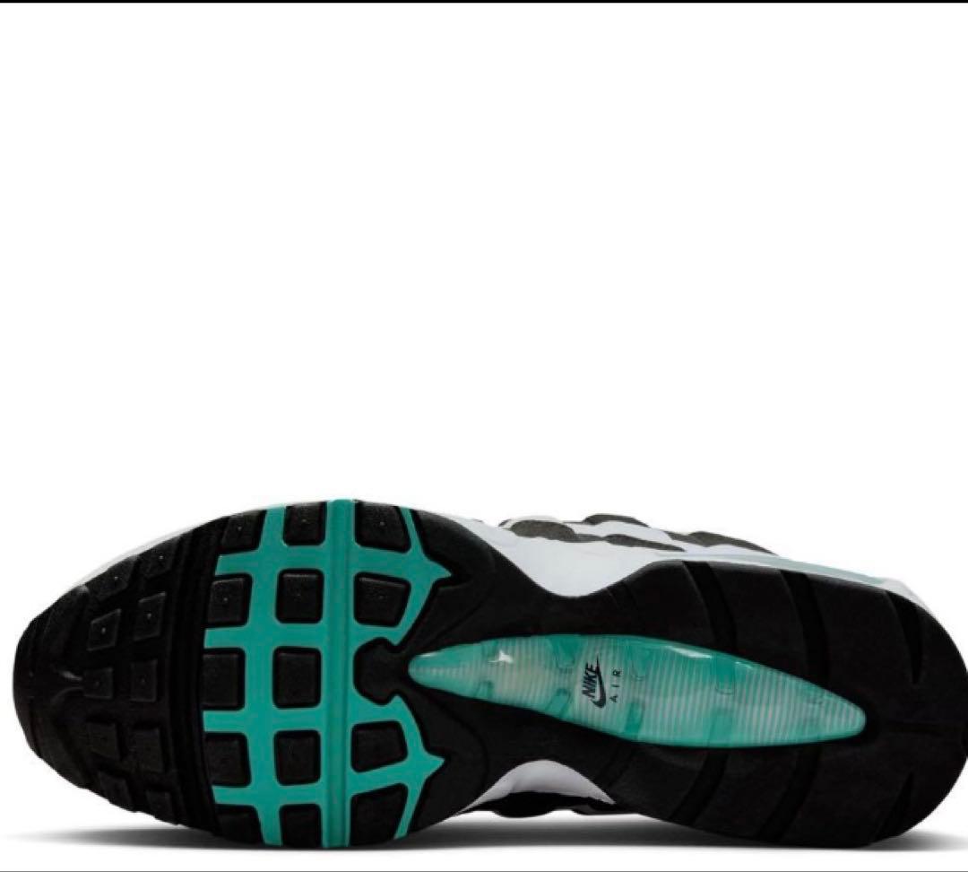 NIKE Air Max 95 ホワイト/ブラック/ティール