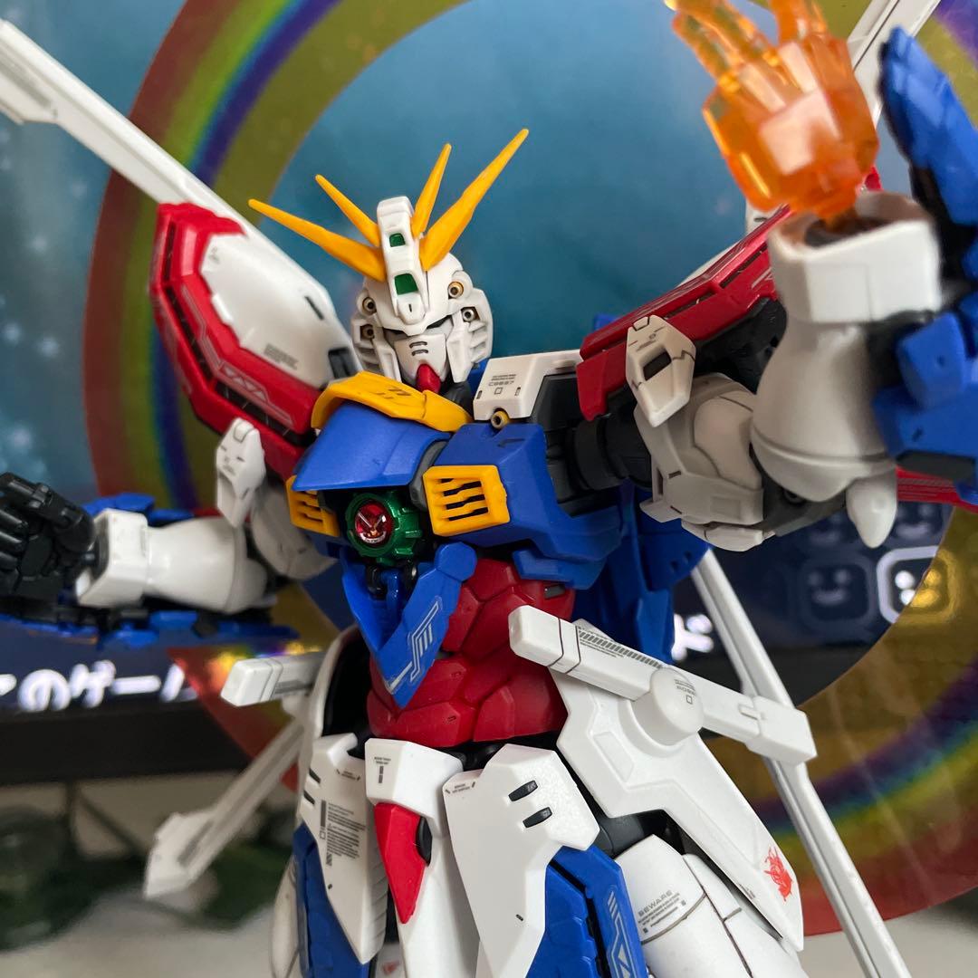 ゴッドガンダム ハイレゾリューションモデル　ガンプラ　完成品　ジャンク