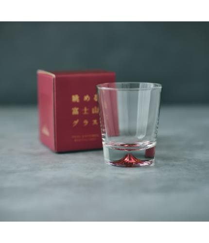 ジャパニーズウイスキー 富士 アソートGIFT BOX グラス透明・赤×各1個