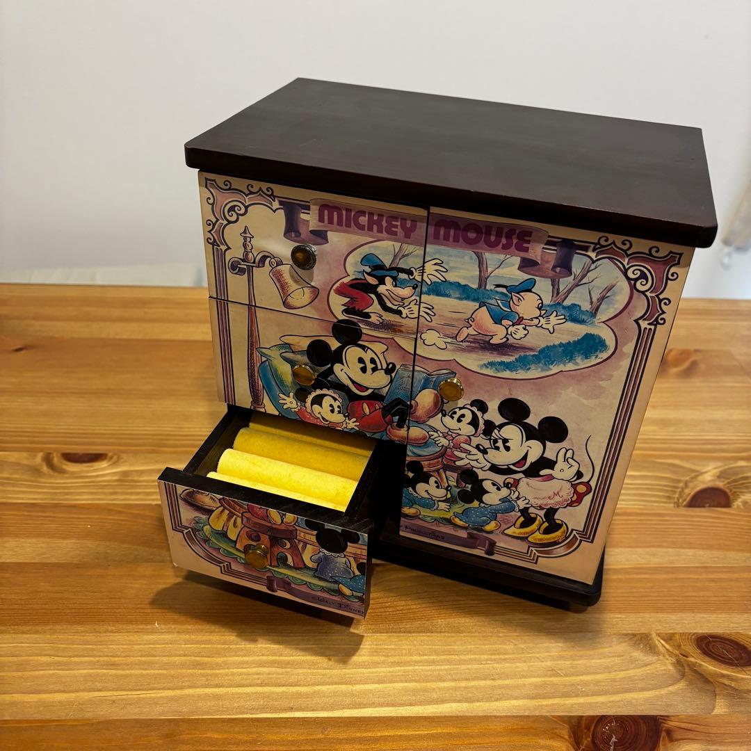 【希少】【貴重品】ヴィンテージ ミッキーマウス オルゴール ジュエリーボックス