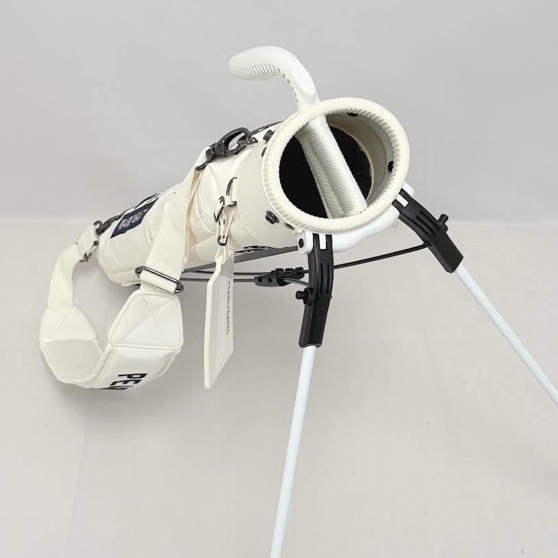 ゆりのはな　PEARLY GATES　セルフスタンドバッグ　白　H901