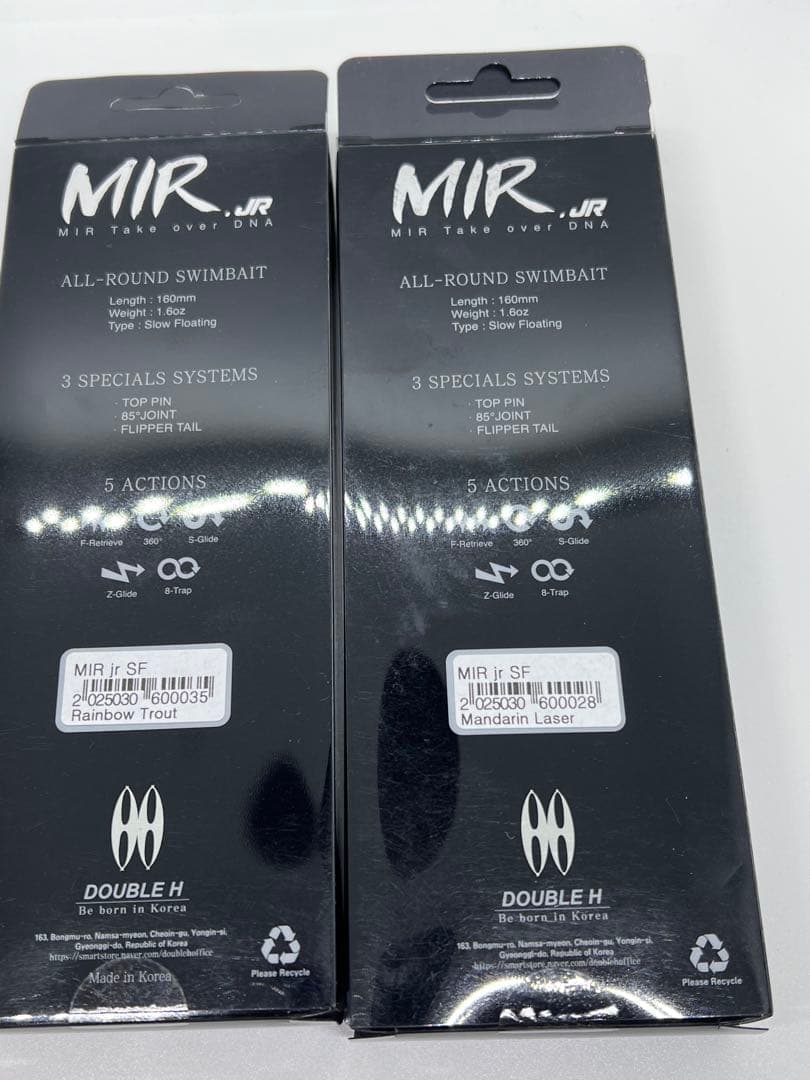 DOUBLE.H★MIR jr★2色★レインボートラウト＆マンダリンレザー