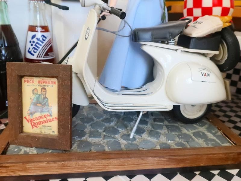 爆レア★絶版★1/6 ローマの休日 オードリーヘップバーン ベスパ 石畳土台付