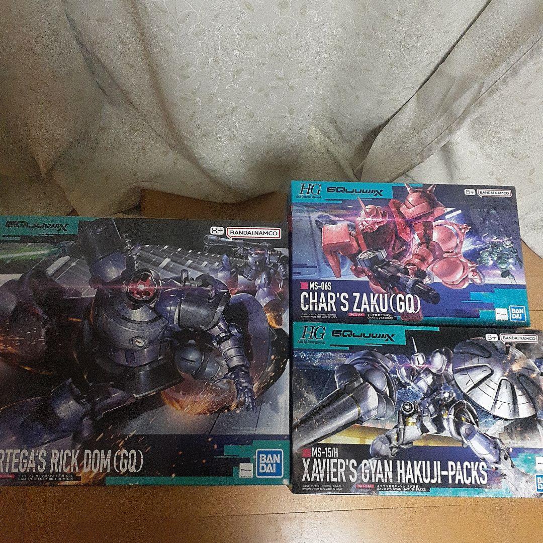 Y*i様 HG ガンプラ GQ系 3体セット まとめ売り
