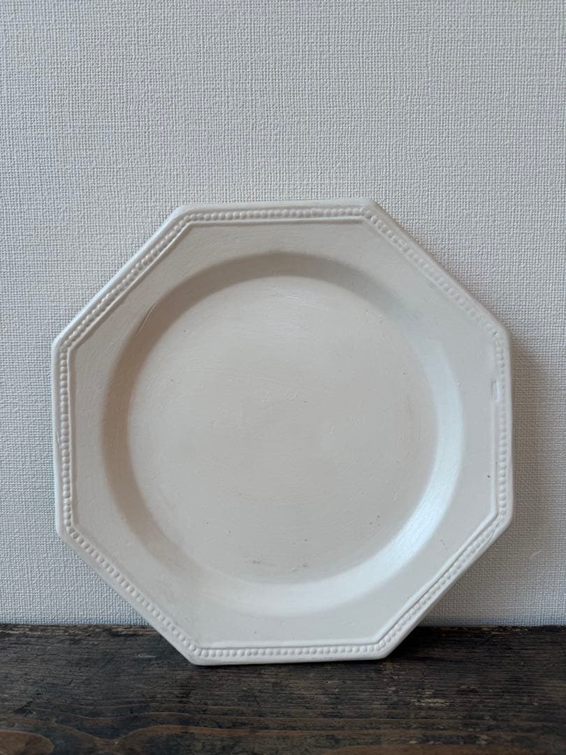 フランス皿　　アイボリー　ホワイト　オルトゴナルフランスヴィンテージ