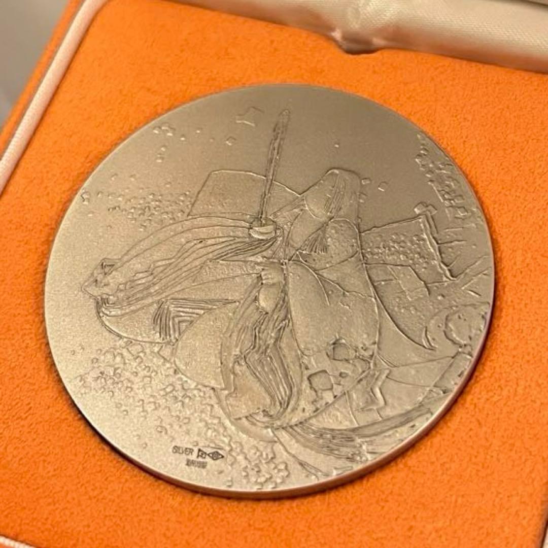 国宝章牌　厳島神社　純銀メダル 160g