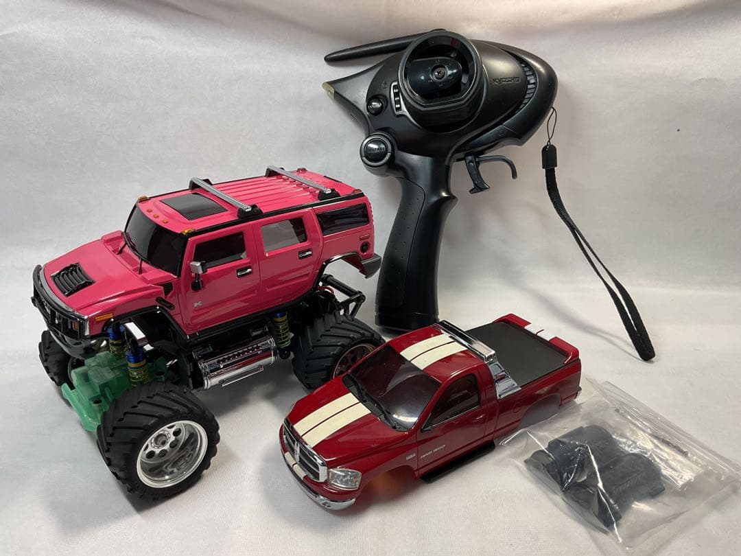 京商ミニッツモンスターハマーH2 ASF2.4Gプロポ付き3/29で 出品終了