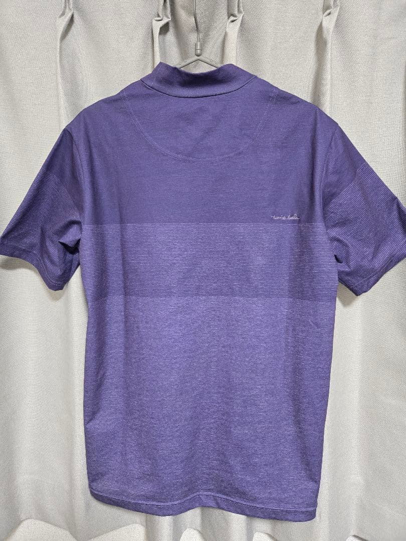 トラビスマシュー　モックネック　パープル