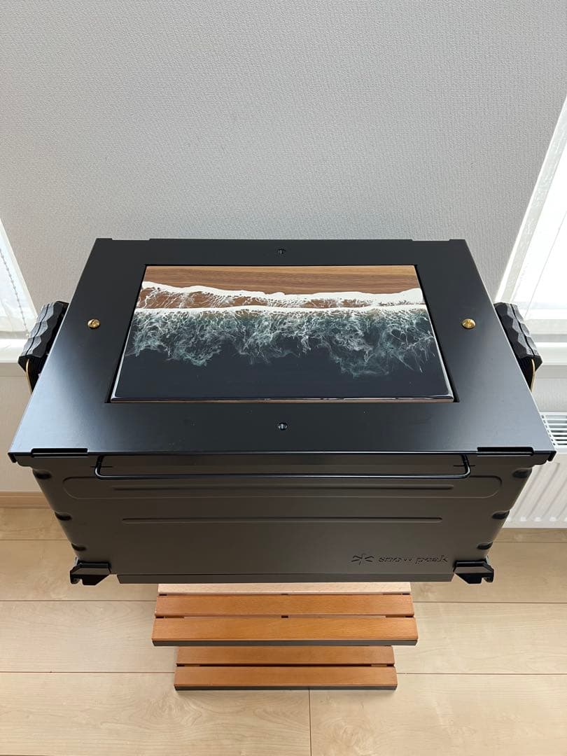 Bセット　スノーピーク シェルフコンテナ50 雪峰祭 2023春限定　ブラック