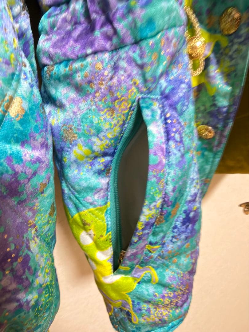 Phenix フェニックス スキーウェア レディース 美品90sレトロ派手柄花柄