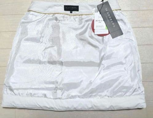 再再再値下げ新品　セントアンドリュース　中綿スカートSS　白定価33000円XS