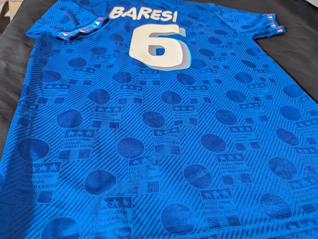 【当時のオリジナル！】イタリア代表 /バレージ/H/94年Wモデル