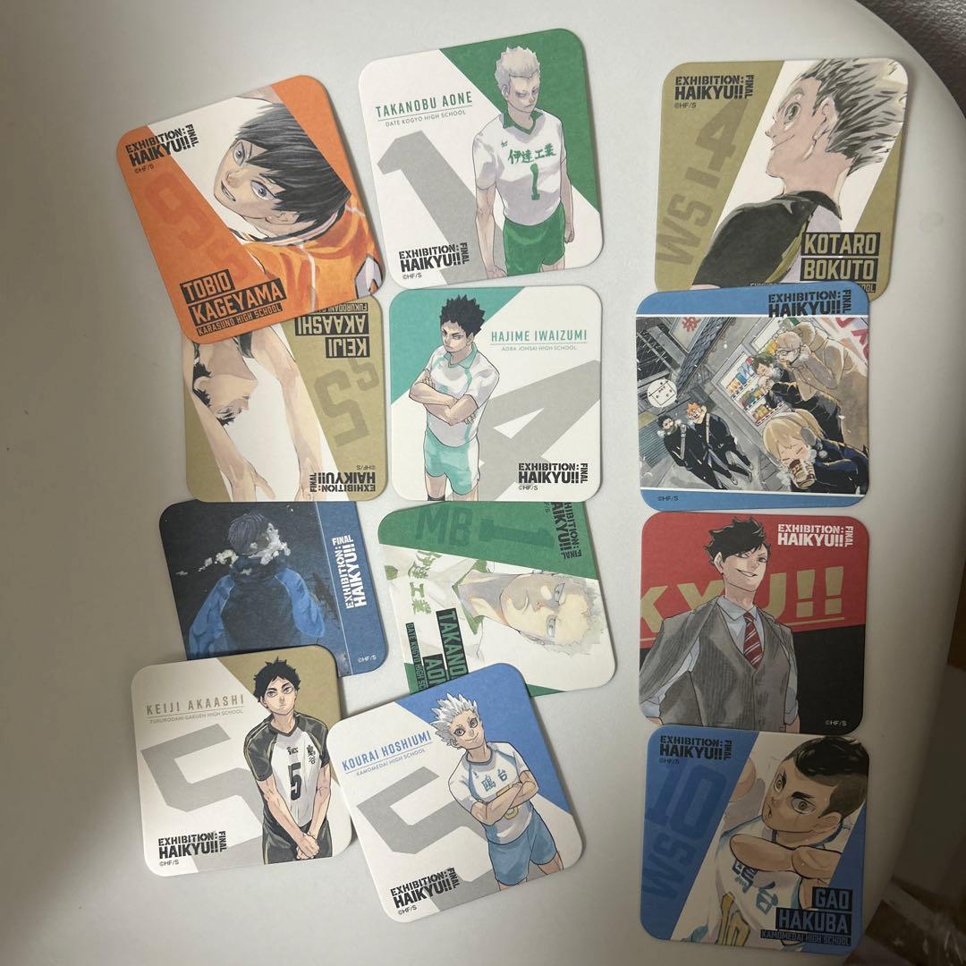 ハイキュー展FINAL アートコースター第5段 ボックス封入特典付き48枚セット