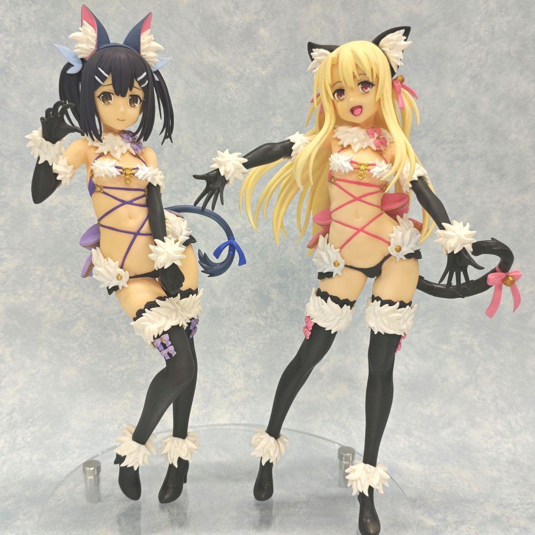 【完成品】イリヤ 美遊 デンジャラスビースト グリズリーパンダ ガレージキット