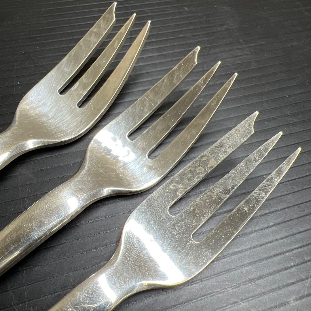 ジョージジェンセン　最高級ブロッサム　デザートフォーク　7本　202g 共袋