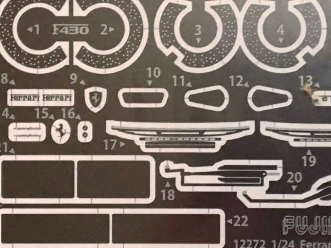 限定品 フジミ 1/24 フェラーリ F430 w/エッチングパーツ
