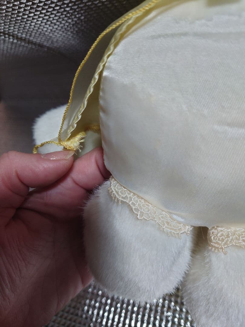 希少 平成レトロ 2000年 キティー ぬいぐるみ ドレス 花 Lサイズ